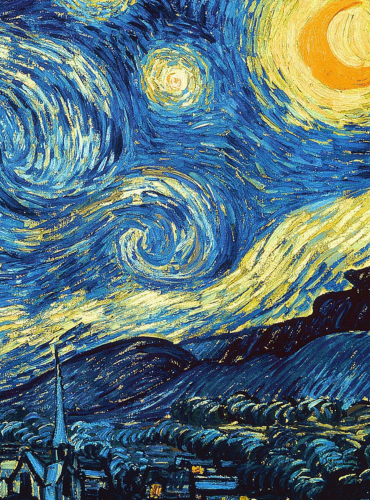 Starry Night painting Van Gogh